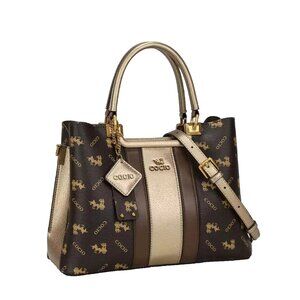 Elegant Vintage Crossbody Bag for Women – Faux Leather, Multi-Pocket, NWT